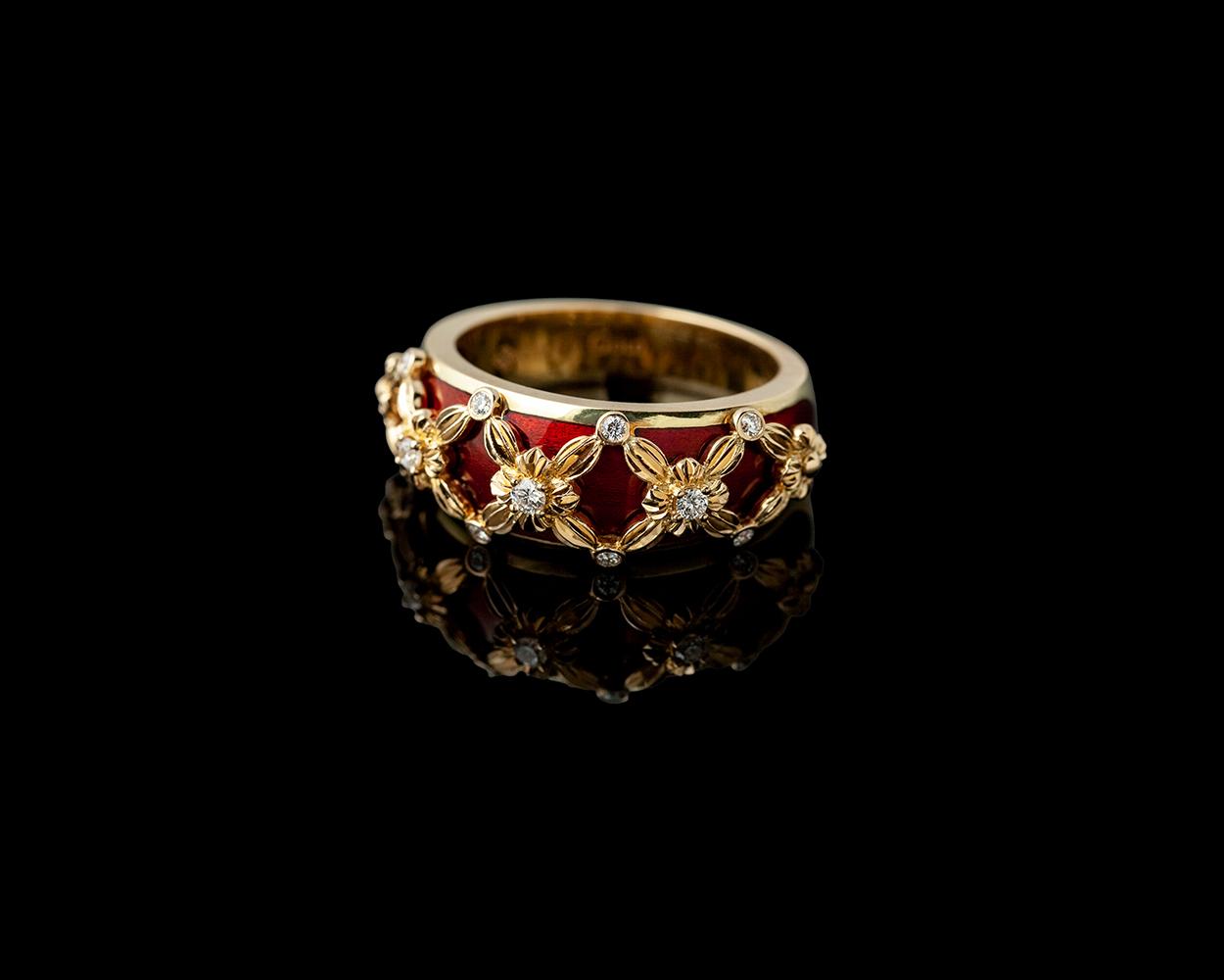 Crimson Heritage Ring