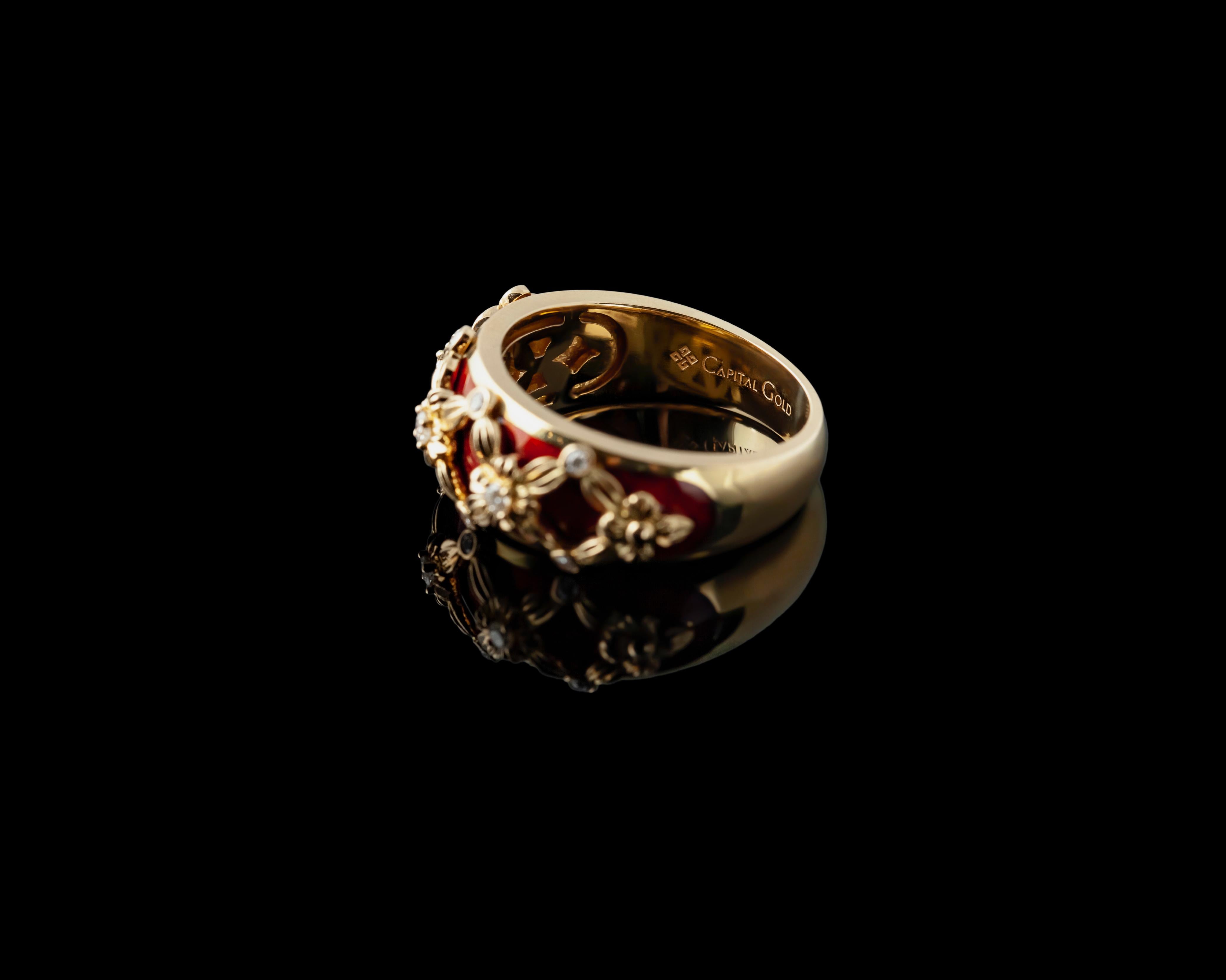 Crimson Heritage Ring
