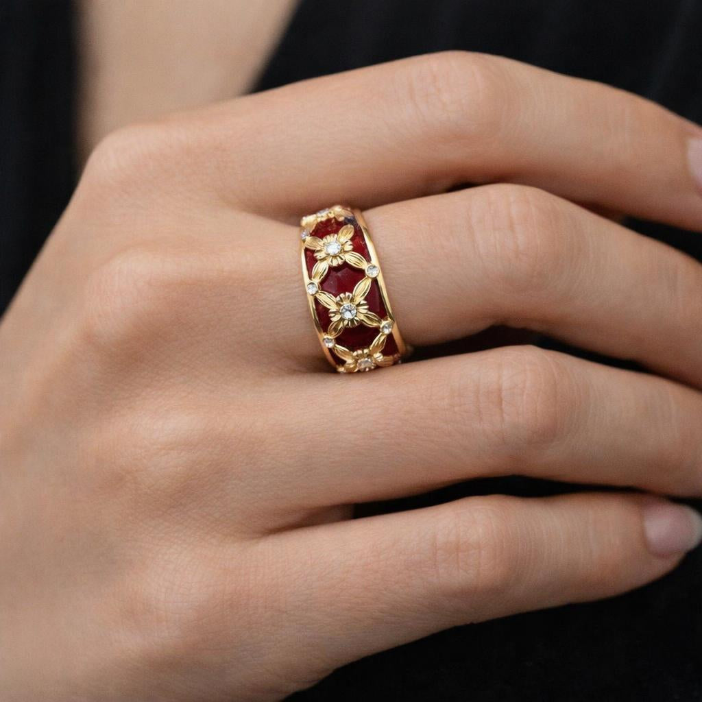 Crimson Heritage Ring